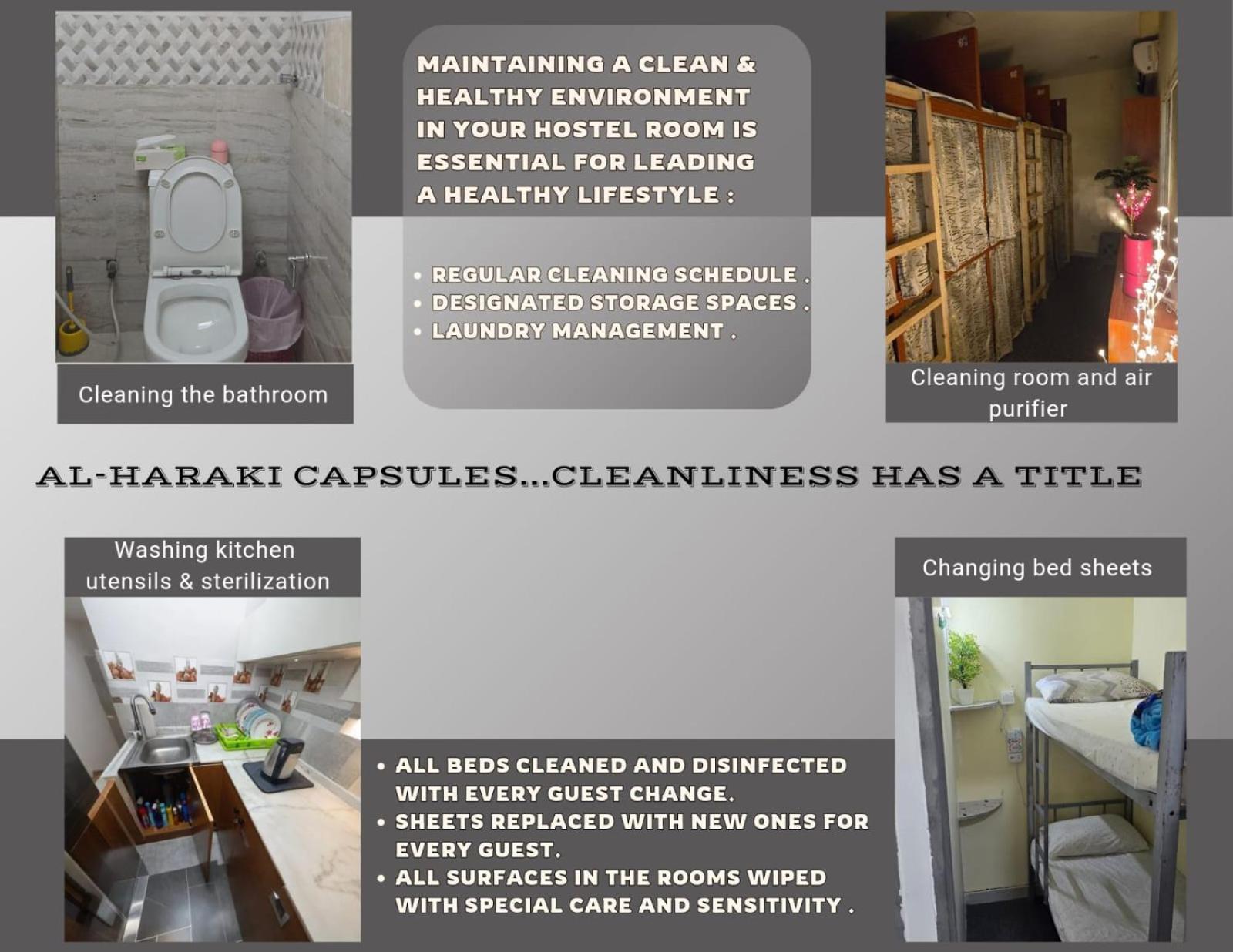 Alharaki Capsule Bed & Breakfast Dubai Exterior photo